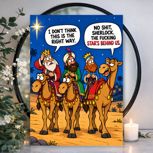 Funny rude christmas card - funny,