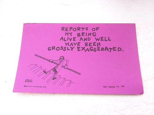 Vintage funny postcard - vintage,