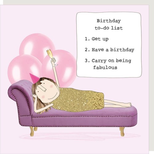 Funny birthday card - card, being