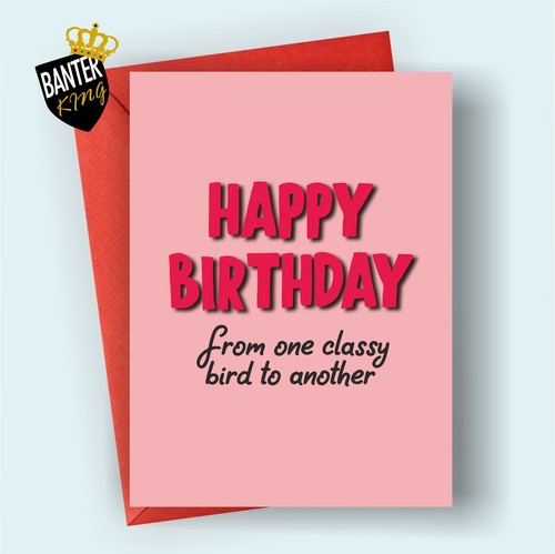Funny birthday card for her - card,