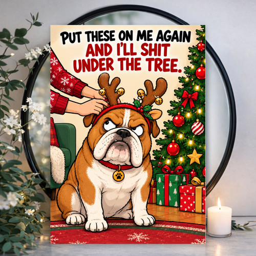 Funny rude christmas card - christmas,