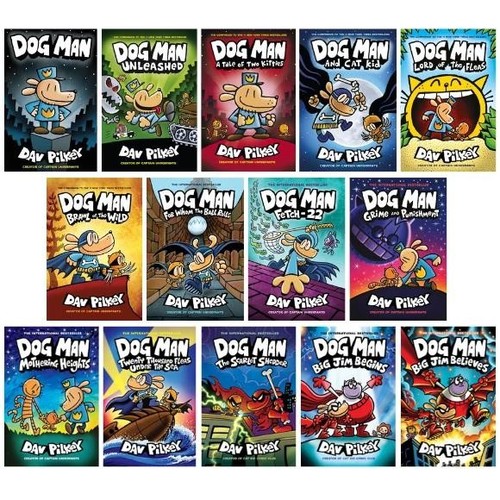 Dog man books collection - man,