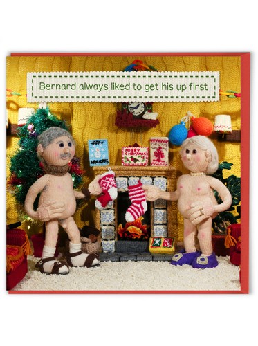 Funny christmas card nudinits - christmas,