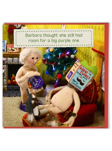 Funny christmas card nudinits - funny,