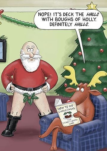 Funny christmas card - christmas,