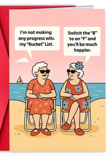 Female funny card original - female,