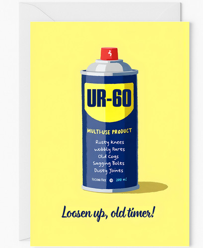 Funny 60th birthday card - 60th, –