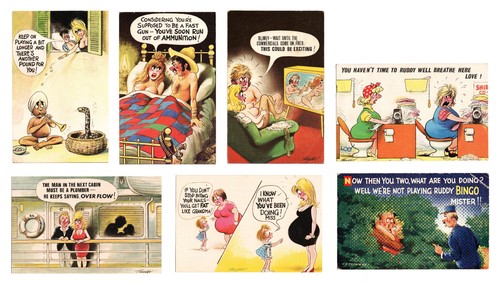 Vintage bamforth saucy - vintage,