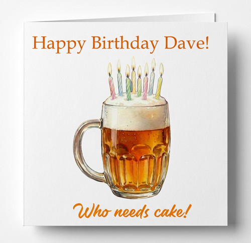 Personalised funny birthday - personalised,