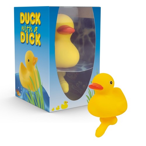 Funny duck with dick - funny, a
