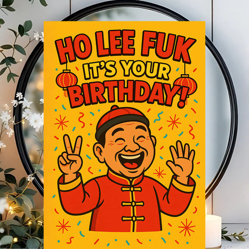 Funny birthday card joke adult - funny,