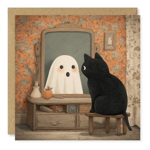 Funny halloween card - funny,