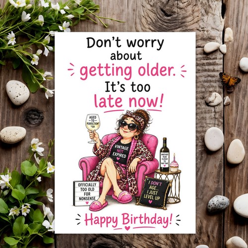 Funny birthday card joke - funny,