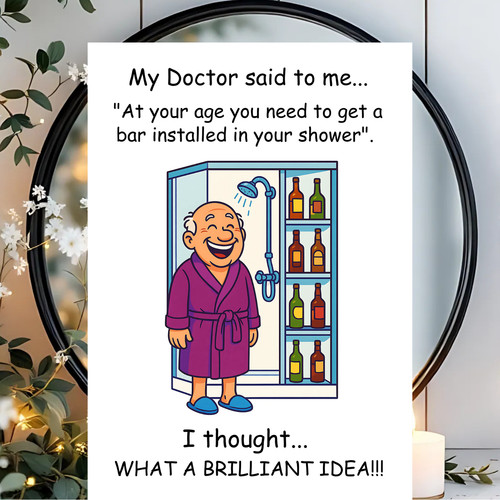 Funny birthday card - birthday, fathers