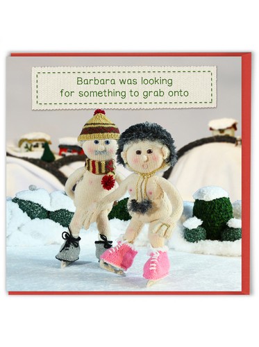 Funny christmas card nudinits - card,