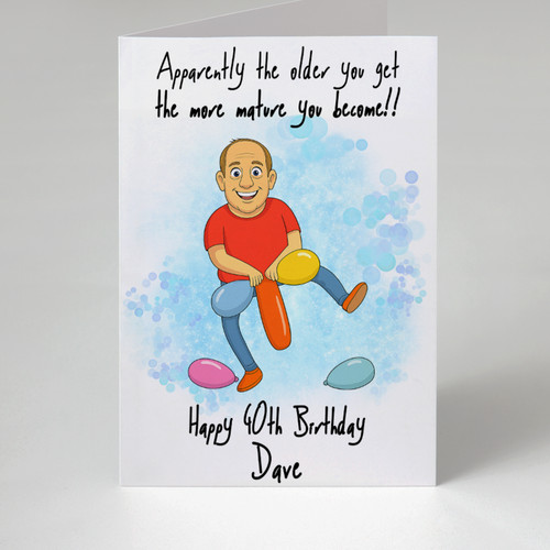 Funny birthday card for - funny,