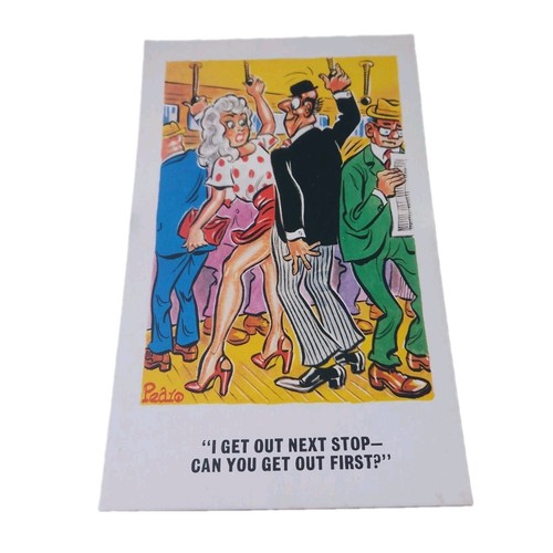 Retro saucy seaside postcard - retro,
