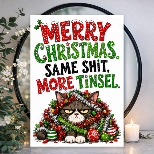 Funny rude christmas card - funny,