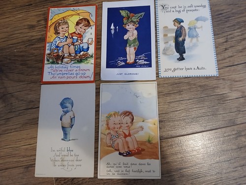 Vintage postcards humour 5 - -,