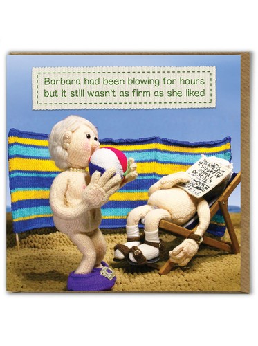 Funny birthday card nudinits - birthday,