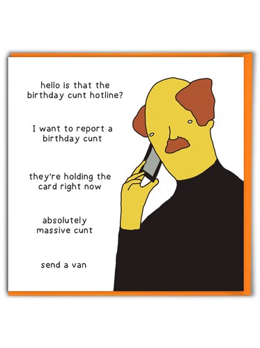 Funny birthday card - birthday,