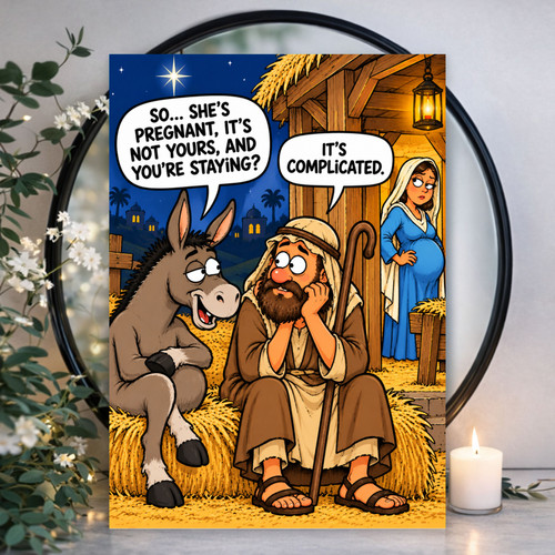 Funny christmas card - funny, it's