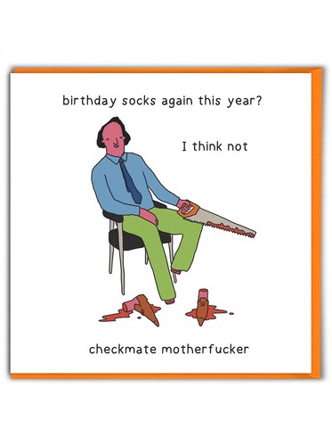 Funny birthday card - birthday, by