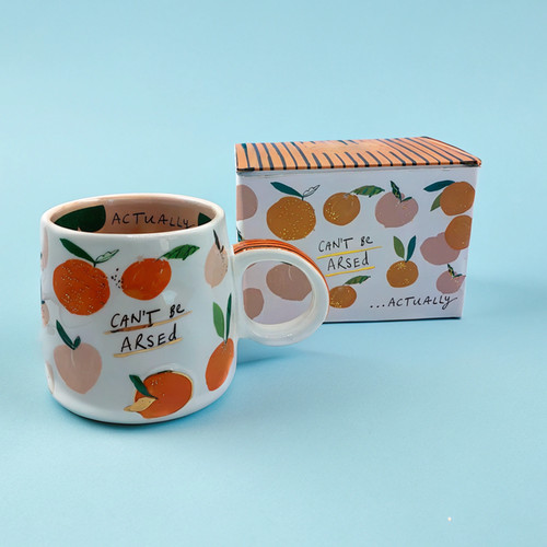 Funny citrus fruit ceramic mug - funny,