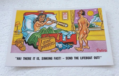 Saucy seaside postcard vintage - saucy,